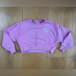 Zara girl pink sweatshirt